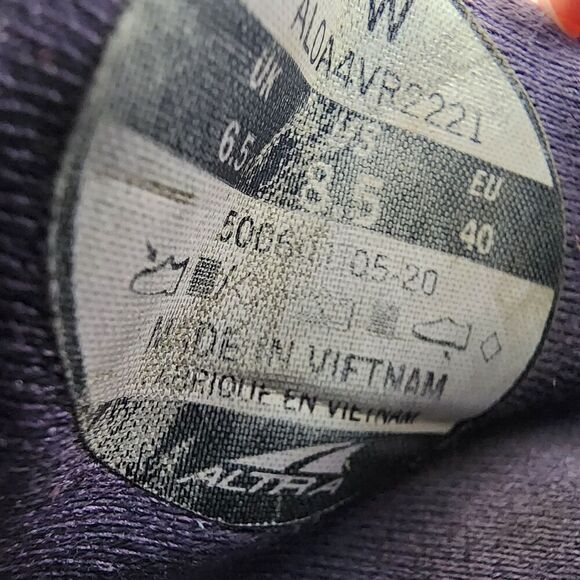 Altra Torin 4.5 Plush Quantic Dark Gray Road Running Shoes Womens Size 8.5 - Picture 5 of 7